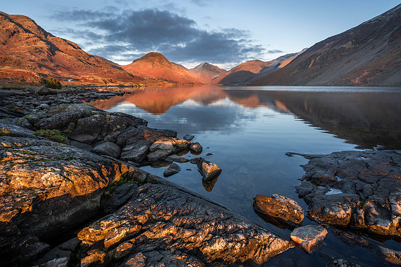 Wastwater Winter Sunset
