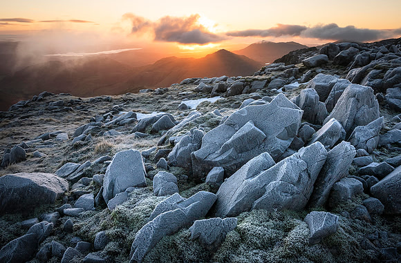 Fire and Ice - Bow Fell Sunrise