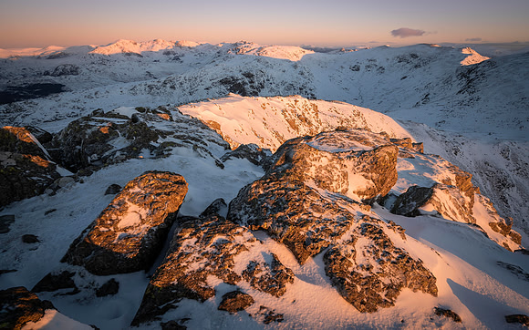 Dow Crag Winter Sunrise