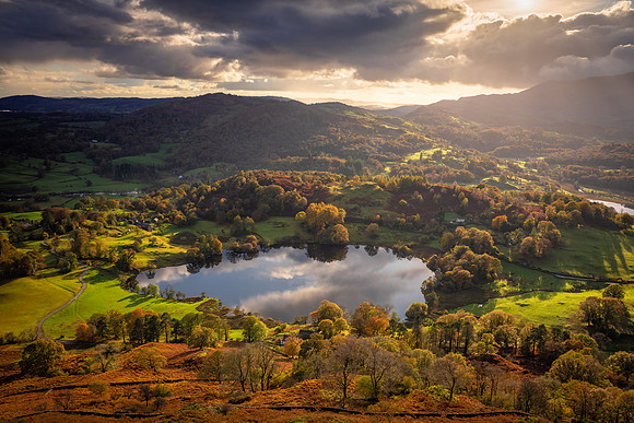 Loughrigg Tarn Autumn Light