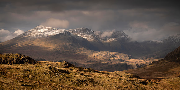 The Scafells from White How