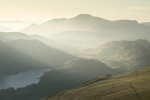Skiddaw Hazy Sunset