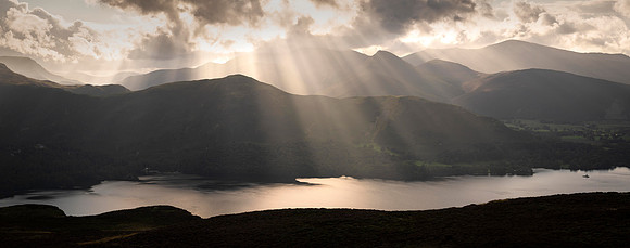 Catbells and Newlands Fells Panorama