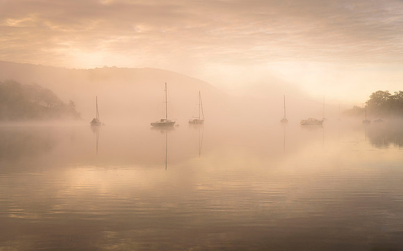 Coniston Water - Misty Dawn