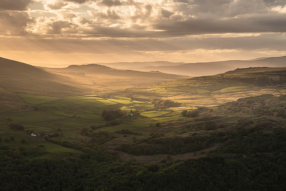Light over Birker Fell